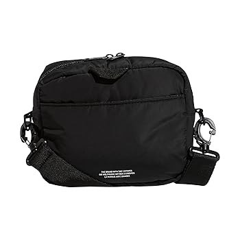 【完売品】アディダスオリジナルス　パッファー&ポーチ　クロスボディバッグ　黒 Amazon | adidas Originals Originals Puffer and Pouch